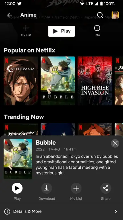 Mudah menonton anime di mana saja Aplikasi streaming anime di ponsel
