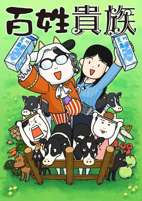 Hiraku dan kehidupan barunya Karakter Anime menikmati kehidupan pertanian
