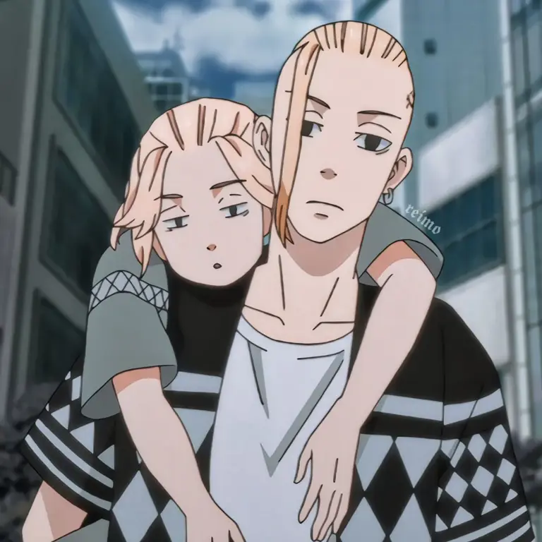 Mikey dan Draken, karakter utama Tokyo Revengers Gambar Mikey dan Draken dari Tokyo Revengers