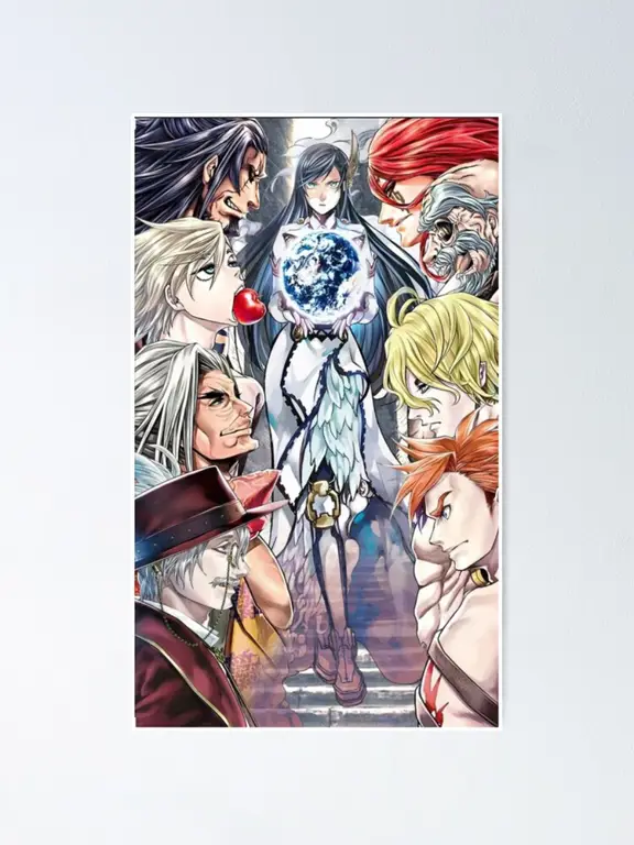 Siap-siap untuk pertarungan epik! Poster promosi anime Record of Ragnarok