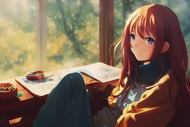 Karakter-karakter menawan dalam anime Karakter anime yang sedang bersantai