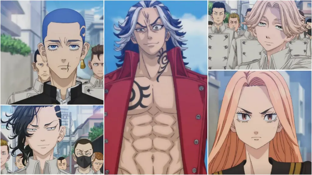 Karakter-karakter utama di anime Tokyo Revengers
