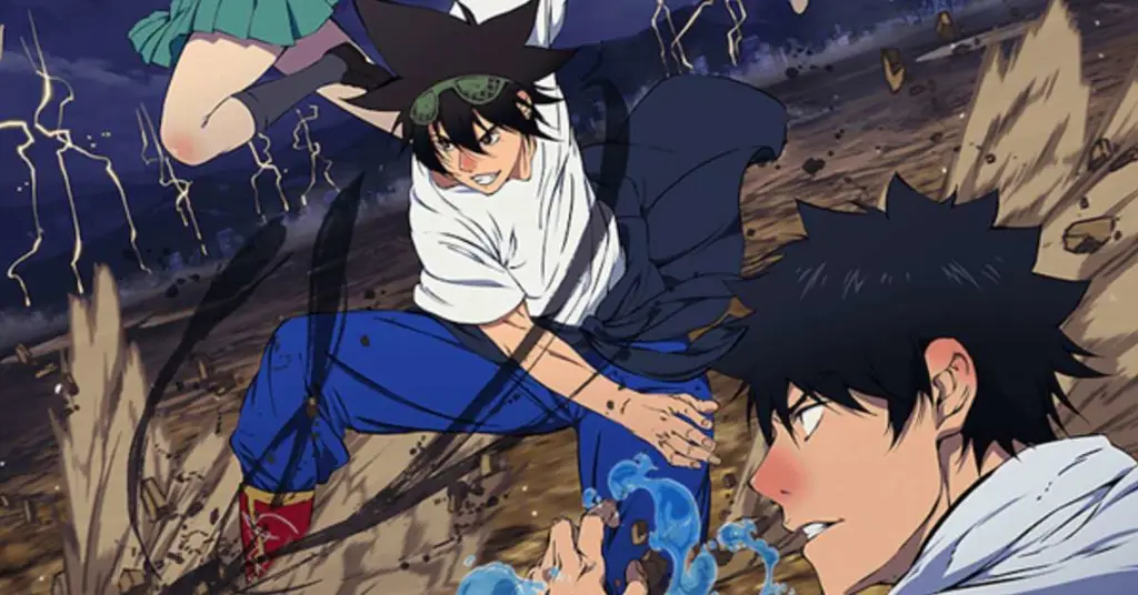 Visual Kunci Anime The God of High School Visual kunci anime The God of High School menampilkan karakter utama Jin Mori