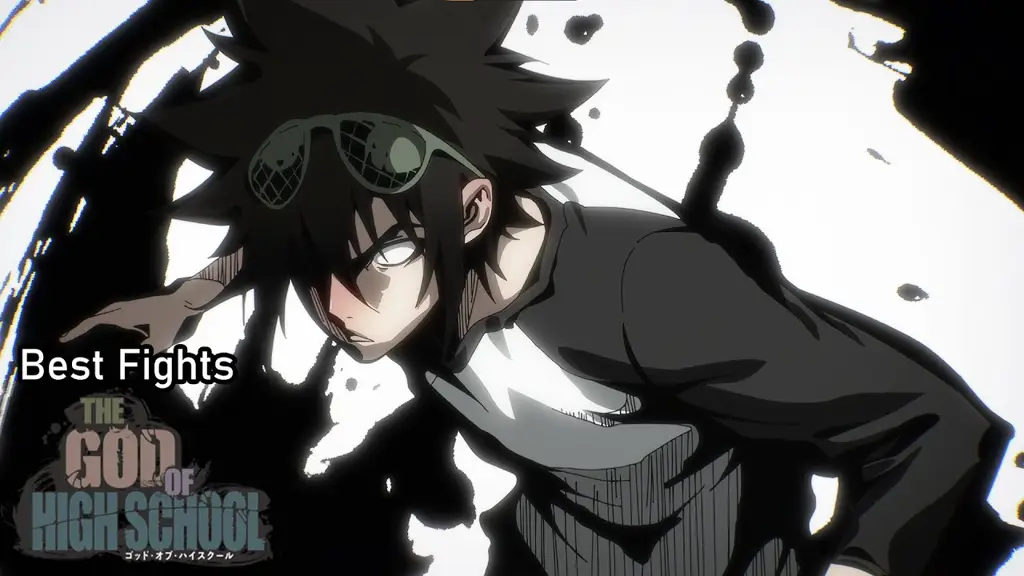 Adegan Pertarungan Epik Adegan pertarungan seru dari anime The God of High School