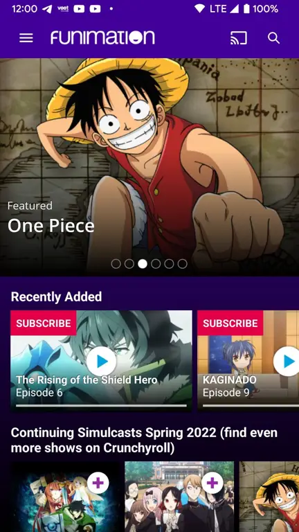 Memilih Aplikasi Streaming Berbagai aplikasi streaming anime di ponsel