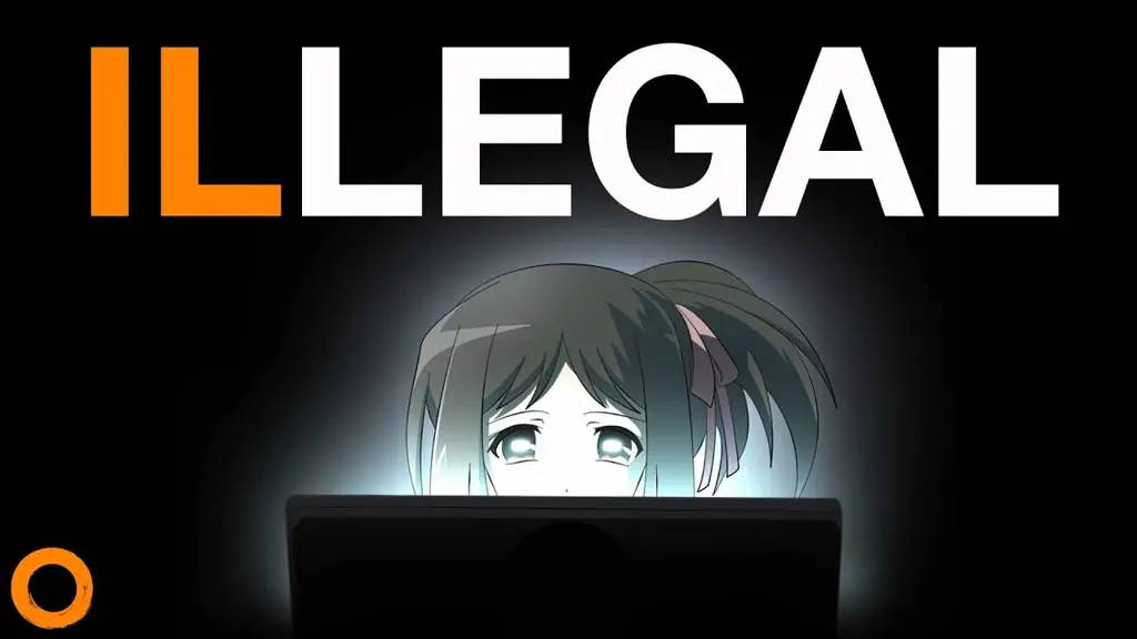Pahami Risiko Hukumnya Ilustrasi masalah hukum terkait streaming anime ilegal