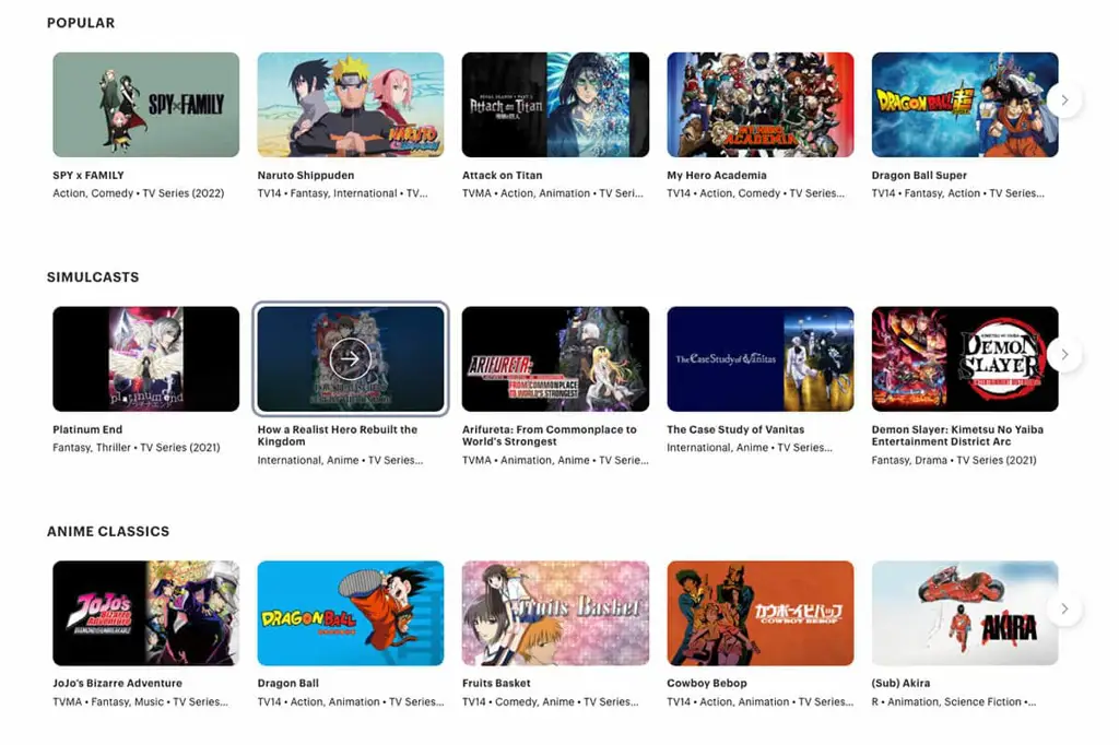 Tabel perbandingan platform streaming anime Perbandingan berbagai platform streaming anime
