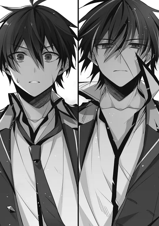 Adegan Pertarungan yang Menegangkan Gambar adegan pertarungan dalam anime Shijou Saikyou no Daimaou