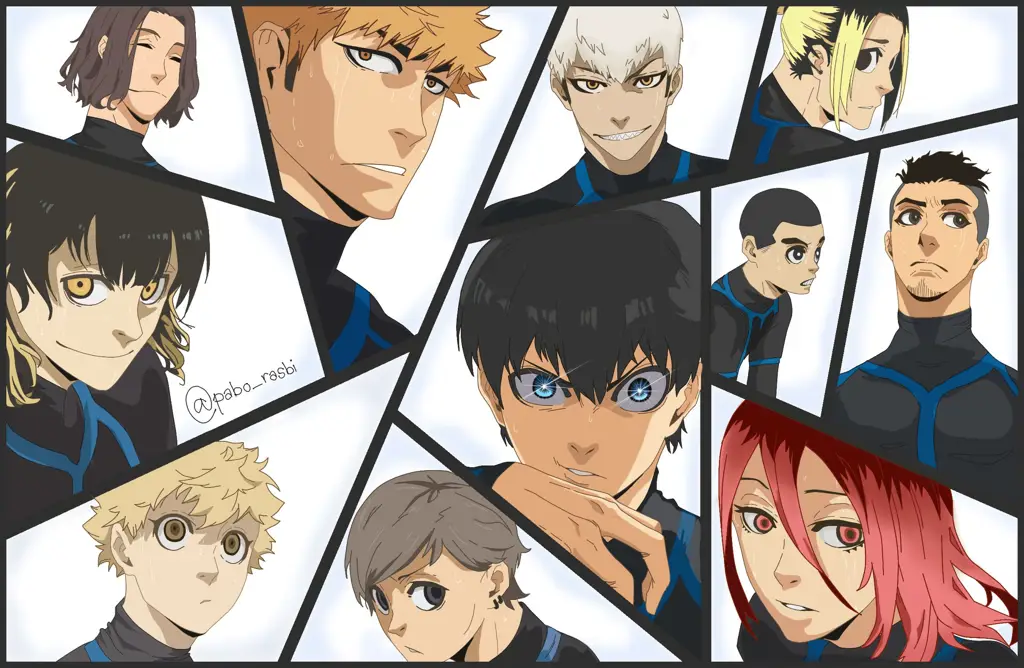 Para pemain muda berbakat dalam Blue Lock Karakter-karakter utama dalam anime Blue Lock