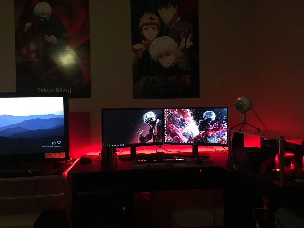 Suasana Menonton Anime yang Nyaman Setup menonton anime yang nyaman