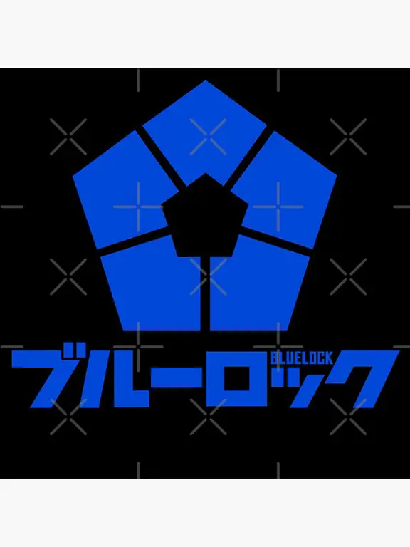 Logo resmi anime Blue Lock Logo anime Blue Lock