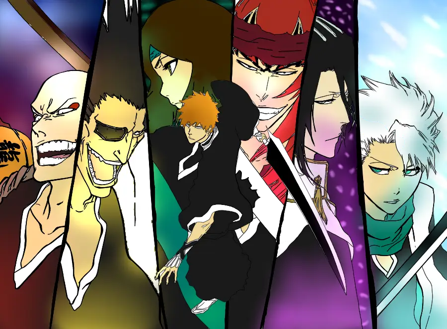 Ichigo dan teman-temannya siap beraksi Sejumlah karakter Bleach berkumpul