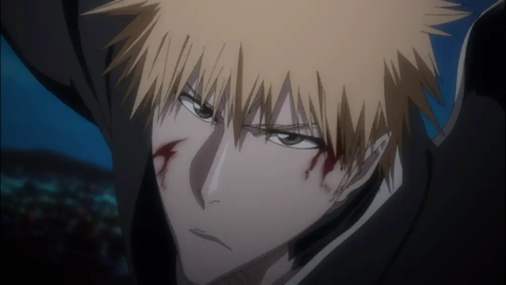 Gambar Ichigo Kurosaki dalam arc Fullbringer