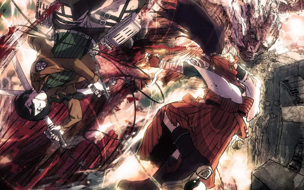 Aksi Pertarungan Onmyouji Adegan pertarungan anime yang menegangkan dan penuh aksi