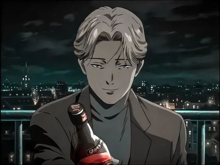 Potret Johan Liebert yang misterius Gambar Johan Liebert, karakter utama dalam anime Monster