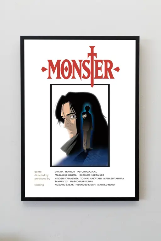 Poster resmi anime Monster Poster anime Monster