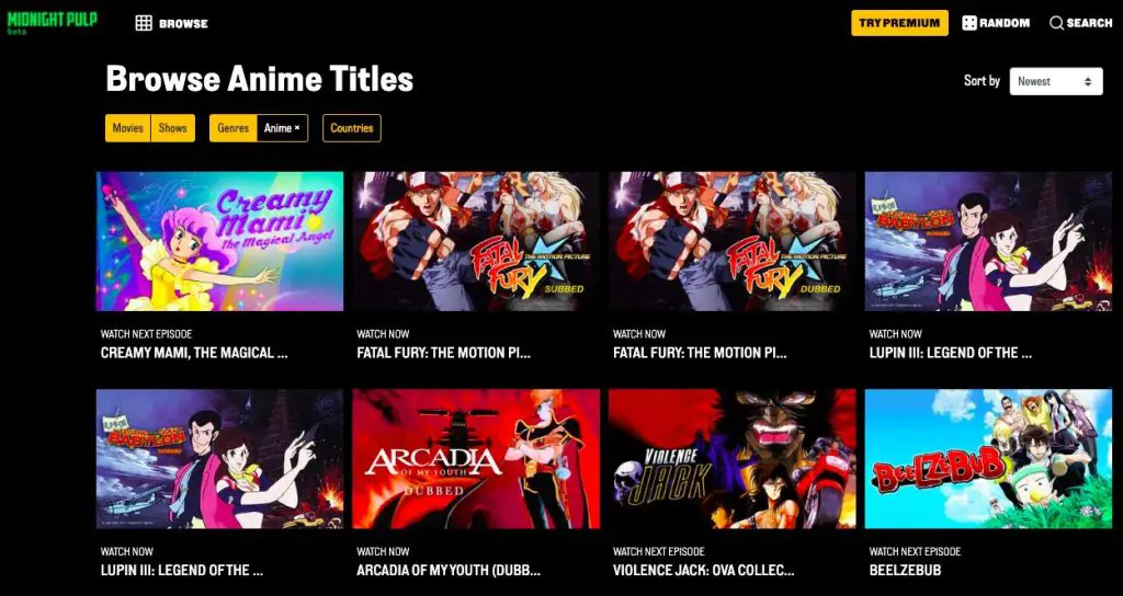 Situs Streaming Anime yang Aman Ilustrasi situs web streaming anime yang aman dan terpercaya