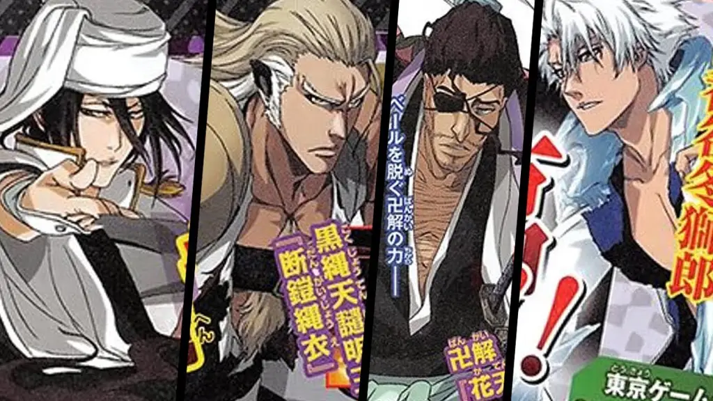 Karakter-karakter Ikonik dalam Anime Bleach Gambar berbagai karakter dalam Anime Bleach