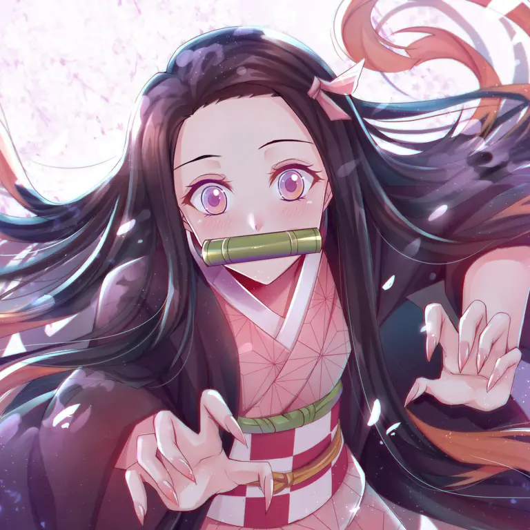 Nezuko yang Menggemaskan Nezuko Kamado, adik Tanjiro