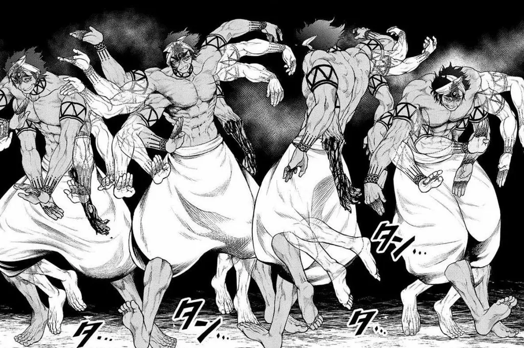 Visual Kunci Anime Shuumatsu no Valkyrie Visual kunci anime Shuumatsu no Valkyrie yang menampilkan para dewa dan manusia yang bertarung.