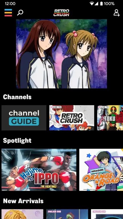 Kemudahan Penggunaan Aplikasi Antarmuka aplikasi streaming anime yang mudah digunakan