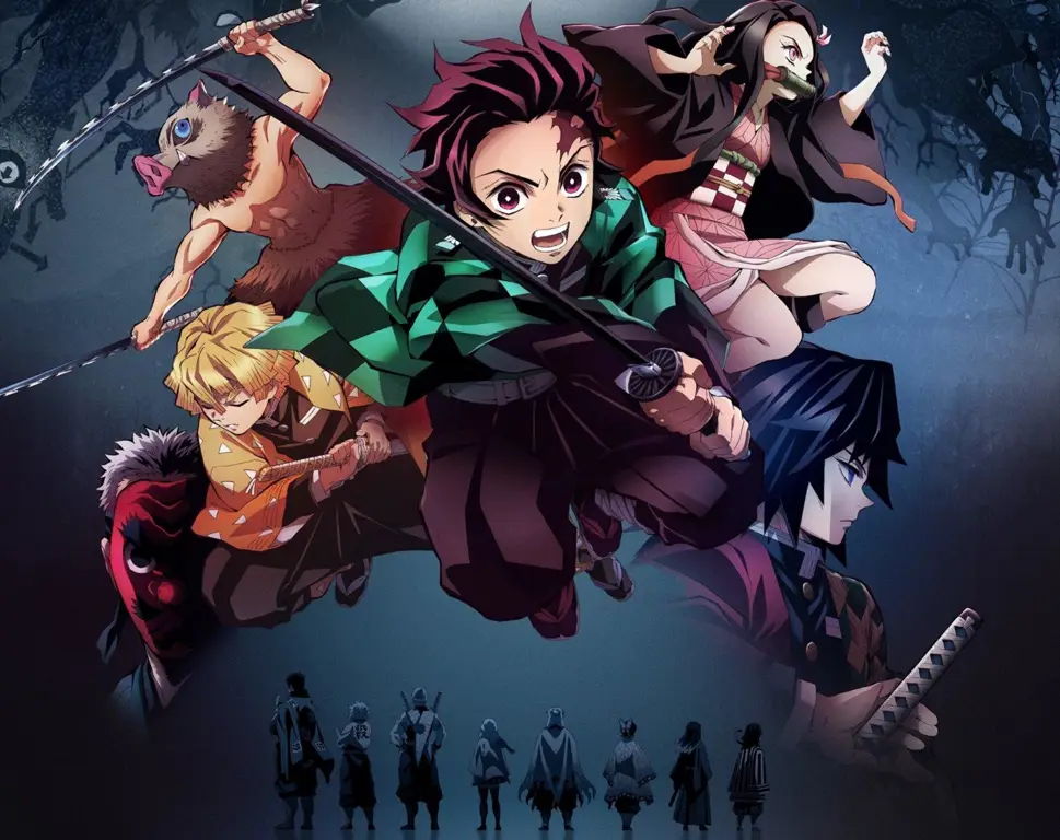 Para Pemburu Iblis yang Hebat Karakter-karakter Kimetsu no Yaiba