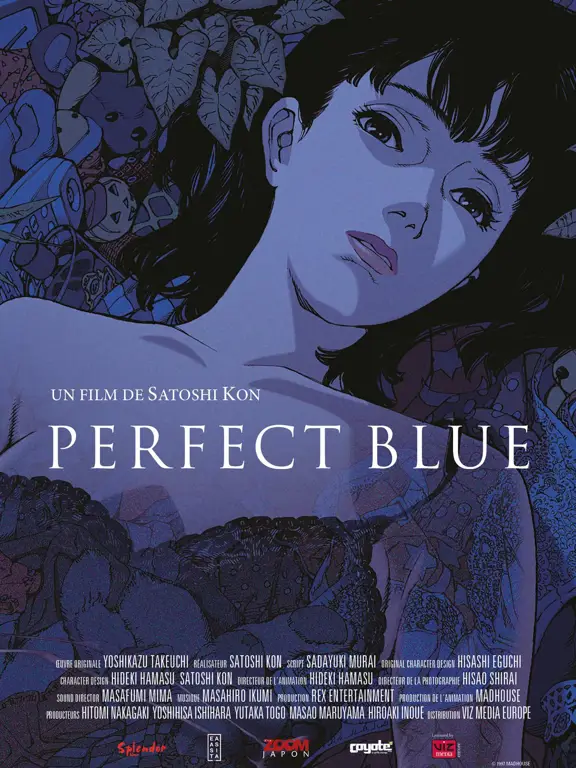 Perfect Blue: Thriller Psikologis yang Mengguncang Poster Perfect Blue yang menekankan sisi thriller psikologisnya