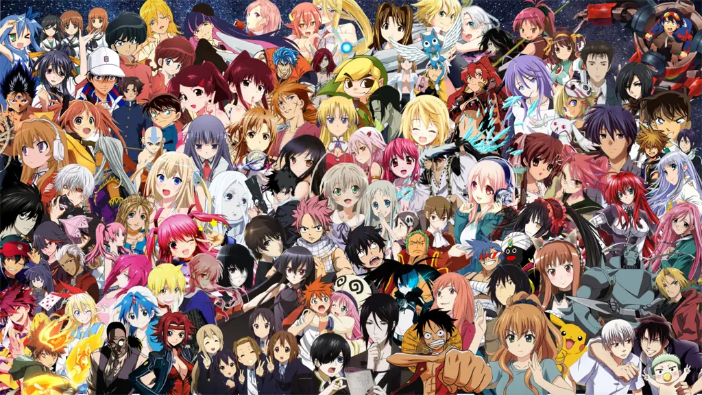 Karakter-karakter anime yang menarik Berbagai karakter anime populer