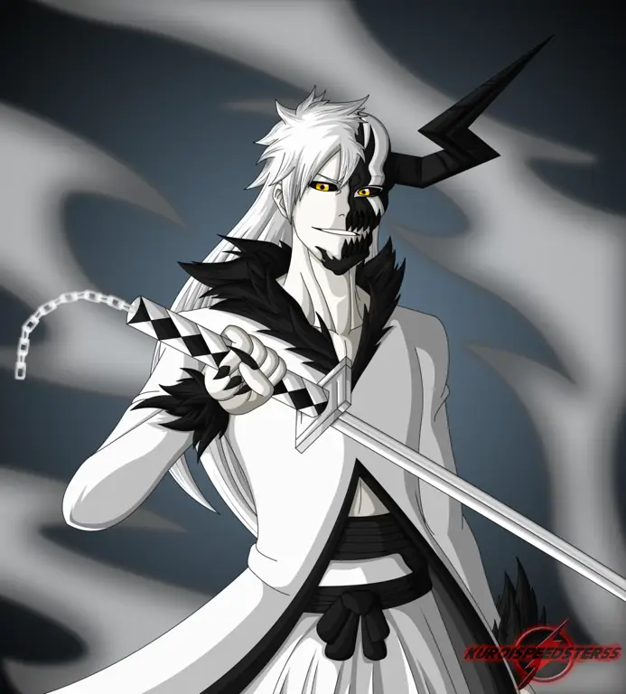 Ichigo Kurosaki dalam aksi Ichigo Kurosaki, karakter utama dalam anime Bleach