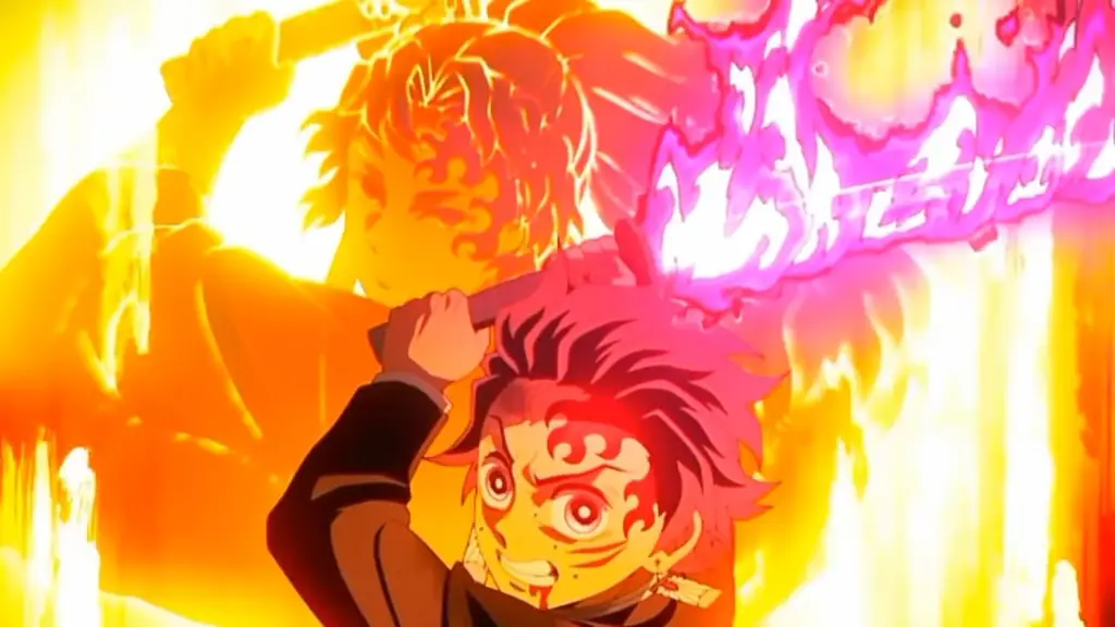 Desa Pedang: Lokasi Pertempuran yang Mencekam Gambar adegan di Desa Pedang Kimetsu no Yaiba