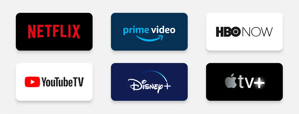 Membandingkan Platform Streaming Berbagai platform streaming di layar laptop
