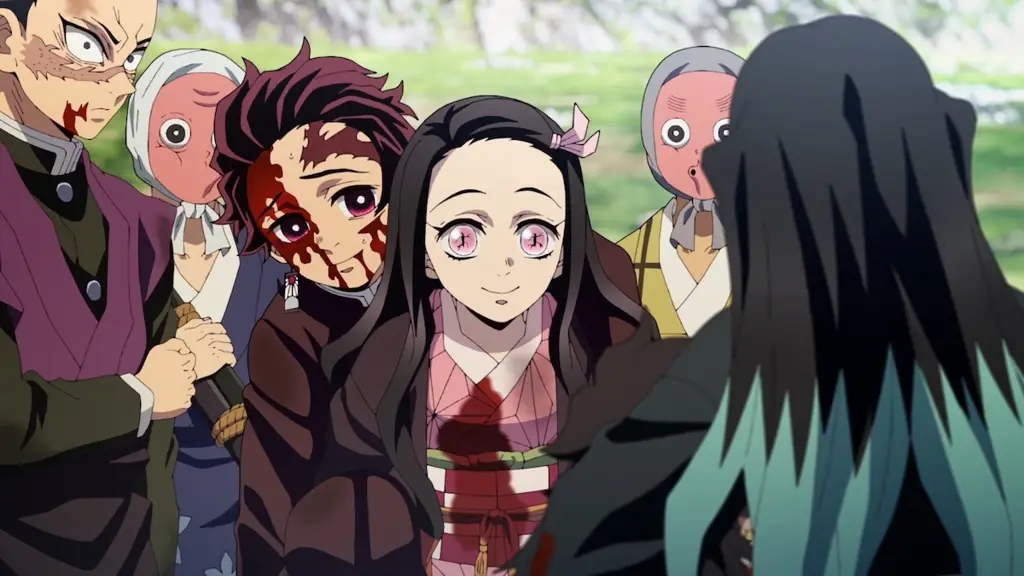 Petualangan di Desa Penempa Pedang Gambar dari Arc Desa Penempa Pedang Kimetsu no Yaiba