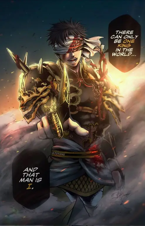 Pertarungan epik antara manusia dan dewa Adegan anime Shuumatsu no Valkyrie yang menegangkan