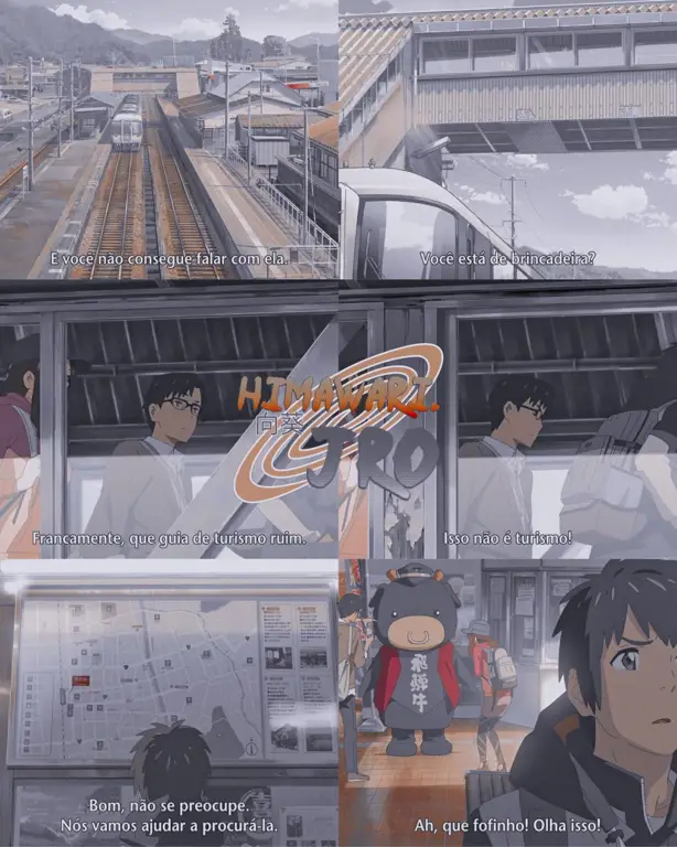 Your Name: Animasi dan Musik yang Memukau Adegan dari anime Your Name