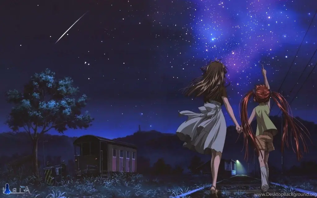 Malam Menonton Anime Menonton anime di malam hari