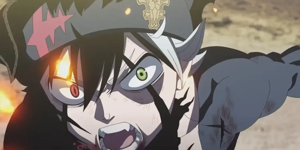 Salah satu adegan pertarungan epik dalam film Black Clover: Sword of the Wizard King Adegan seru dari film Black Clover: Sword of the Wizard King