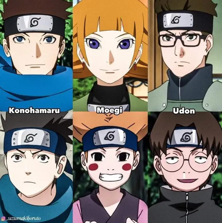 Boruto dan teman-temannya berlatih bersama Boruto bersama timnya