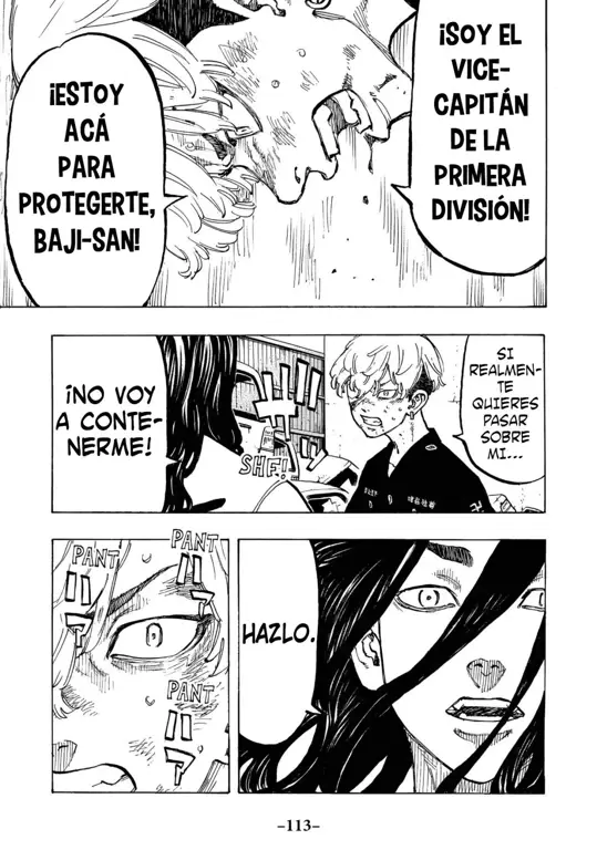 Ilustrasi dari manga Tokyo Revengers Panel manga Tokyo Revengers