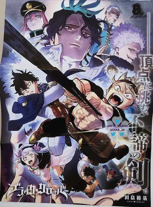 Para Ksatria Sihir Gambar Asta dan teman-temannya dalam film Black Clover