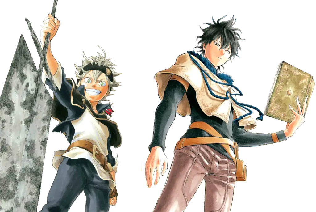 Adegan Asta dan Yuno dalam film Asta dan Yuno dalam Film Black Clover