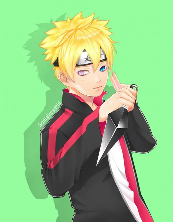 Karakter Favoritmu di Boruto Gambar fanart karakter Boruto