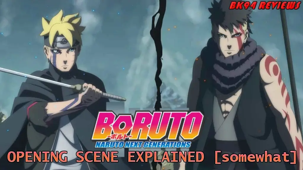 Adegan aksi seru dari anime Boruto Gambar adegan aksi Boruto