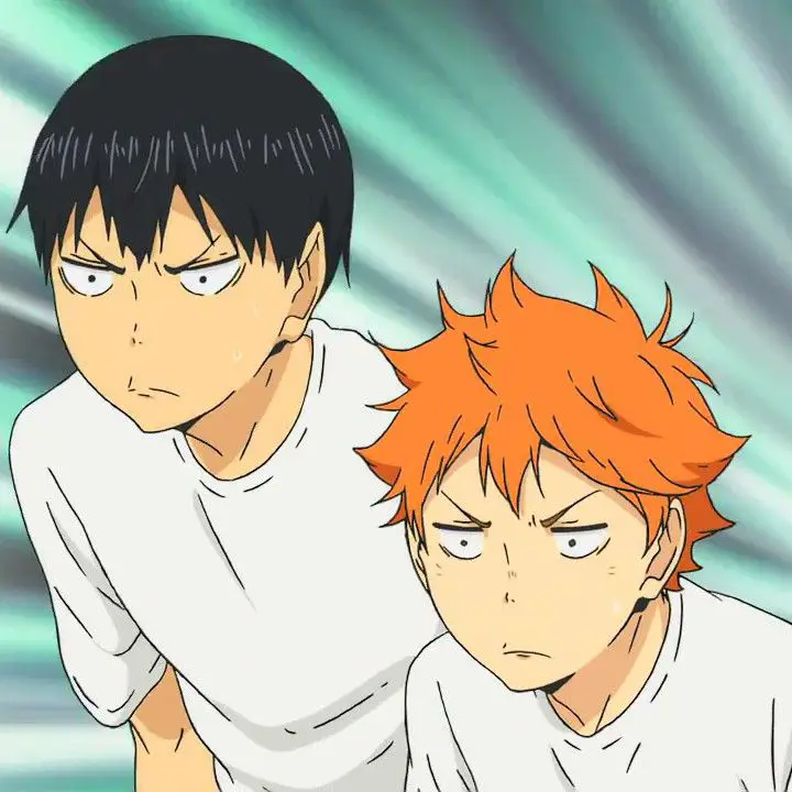 Duo Dinamis Hinata dan Kageyama Gambar Hinata dan Kageyama, karakter utama Haikyuu!!