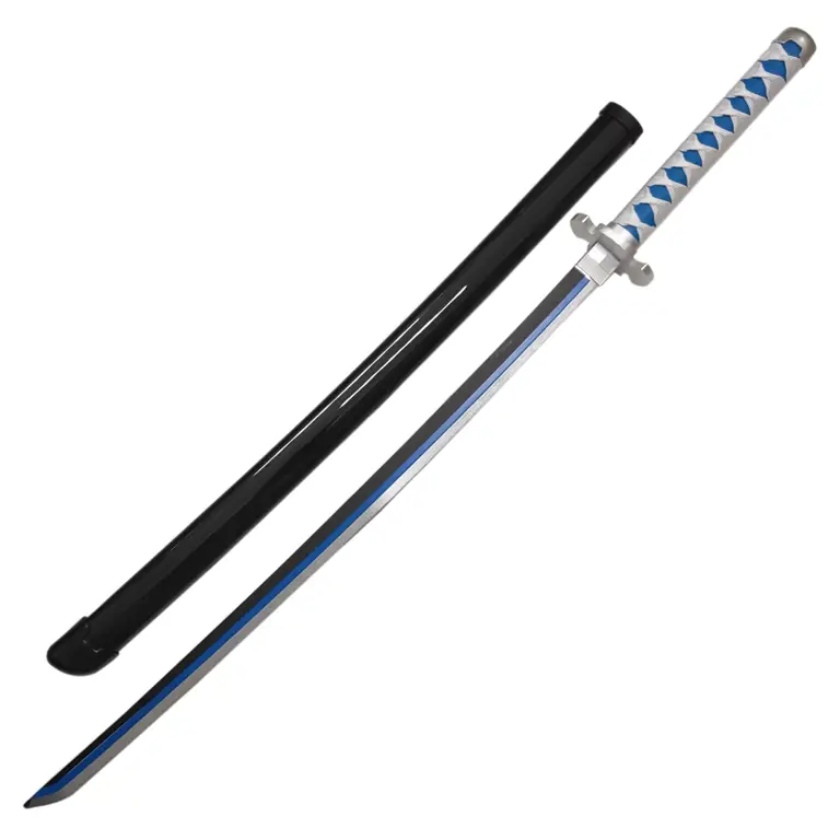 Tanjiro Kamado, Pemburu Iblis yang Teguh Tanjiro Kamado, tokoh utama Demon Slayer, dengan pedang Nichirin-nya.