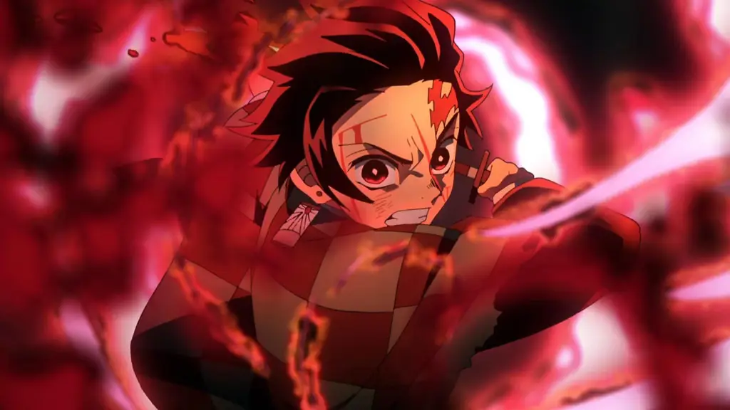 Animasi Demon Slayer: Spektakuler dan Memukau Contoh adegan pertarungan dalam anime Demon Slayer dengan animasi yang detail dan dinamis.