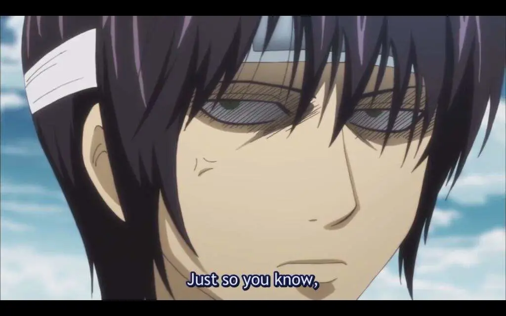Momen kocak dalam anime Gintama Gambar adegan lucu dari anime Gintama