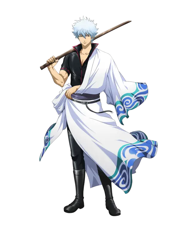Gintoki Sakata, sang samurai yang malas dan jenaka Gambar Gintoki Sakata, karakter utama Gintama