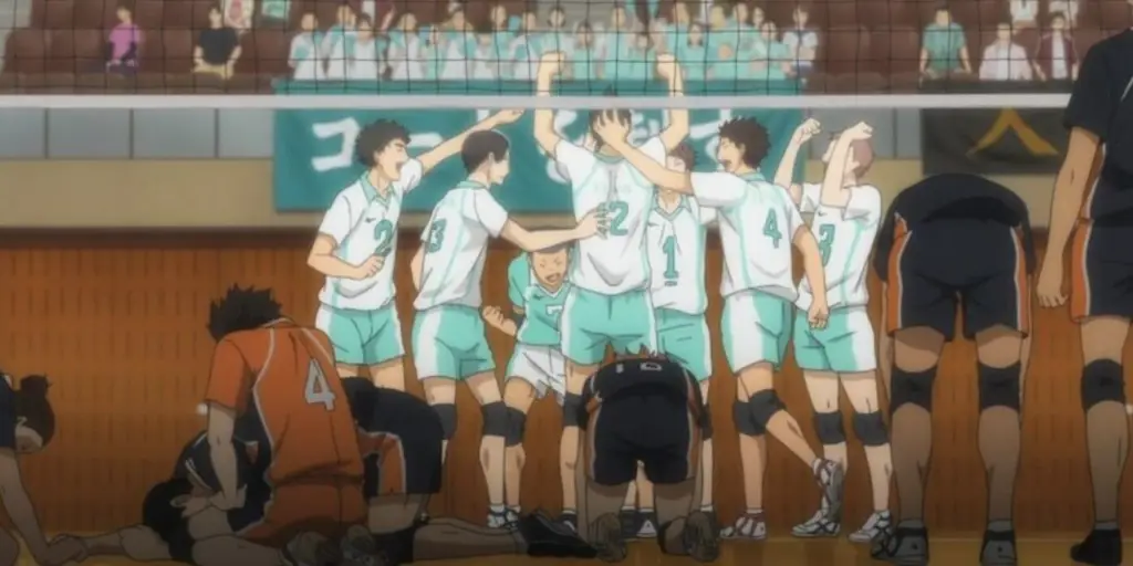 Adegan Inspiratif Haikyuu!! Gambar adegan inspiratif dalam anime Haikyuu!!