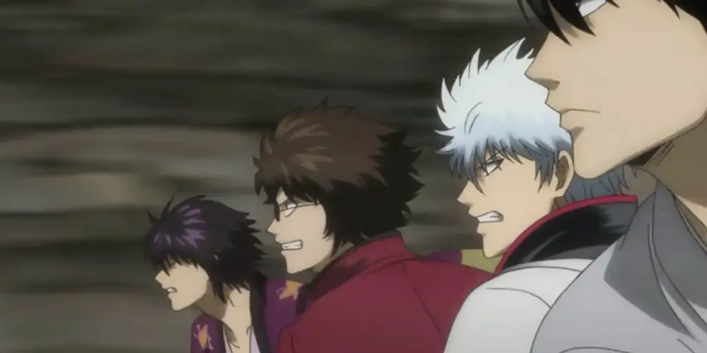 Jangan salah, Gintama juga memiliki adegan pertarungan yang menegangkan Adegan pertarungan serius dalam anime Gintama