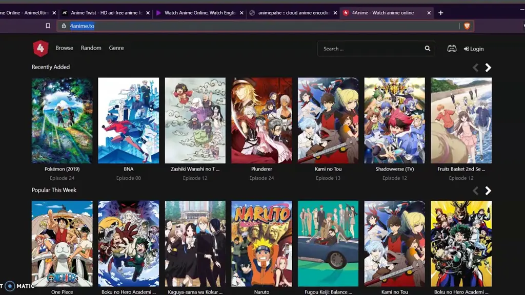 Antarmuka Aplikasi yang Ramah Pengguna Gambar antarmuka aplikasi streaming anime yang bagus
